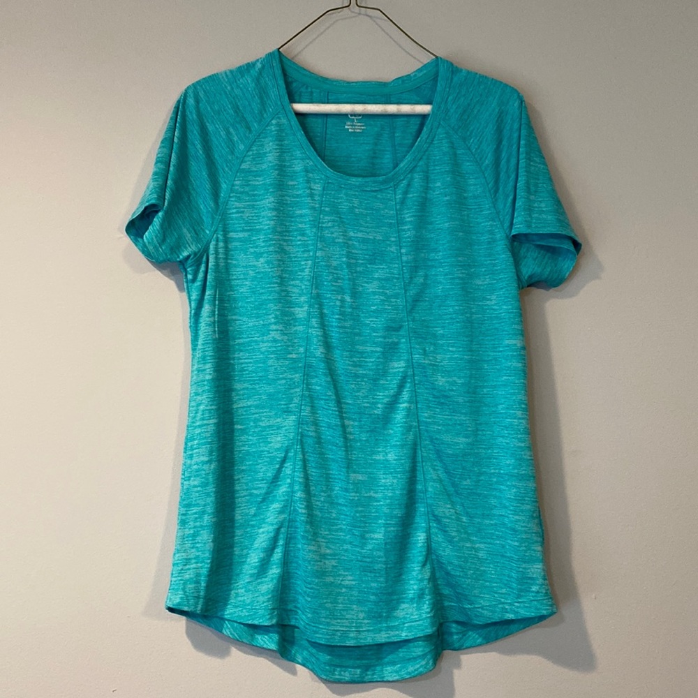 Athletic Dri-fit Material Workout Tee Shirt